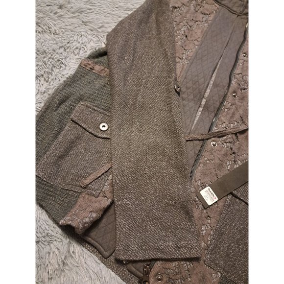 Large lot, Gray NWT Button up BKE Boutiques jacket with pre owned brown long sle - Picture 12 of 16